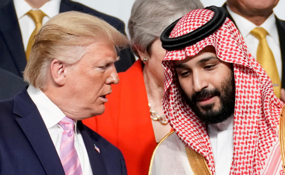 Donald Tramp i Mohamed bin Salman tokom samita G20 u Osaki u Japanu 28. juna 2019