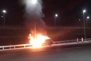 Još jedan automobil se zapalilo na auto-putu