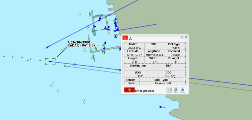 Kumborski tjesnac udes