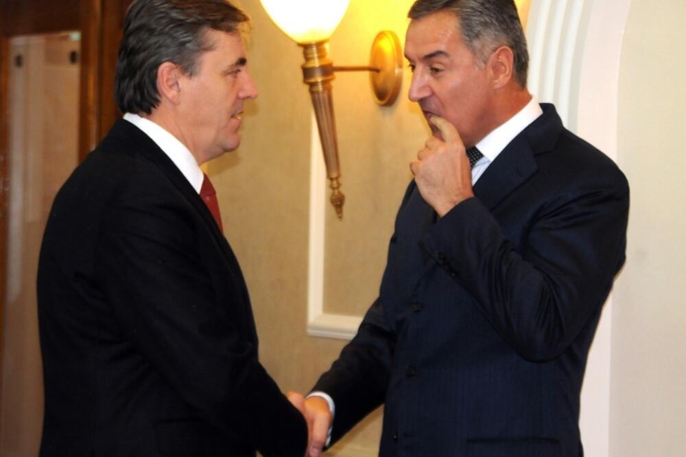 Žugić i Đukanović, Foto: Boris Pejović