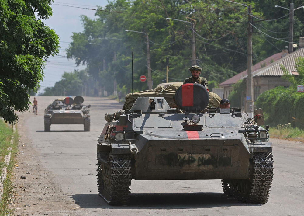 Proruske trupe u ukrajinskom gradu Lisičansku