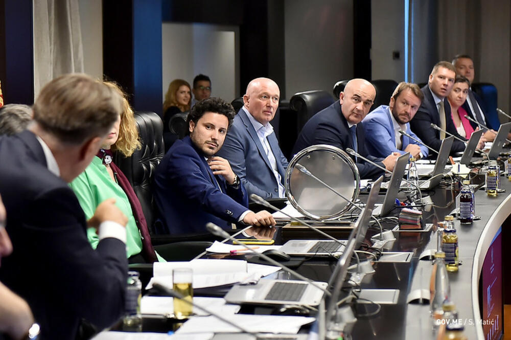 Detalj s jedne od sjednica Abazovićeve izvršne vlasti