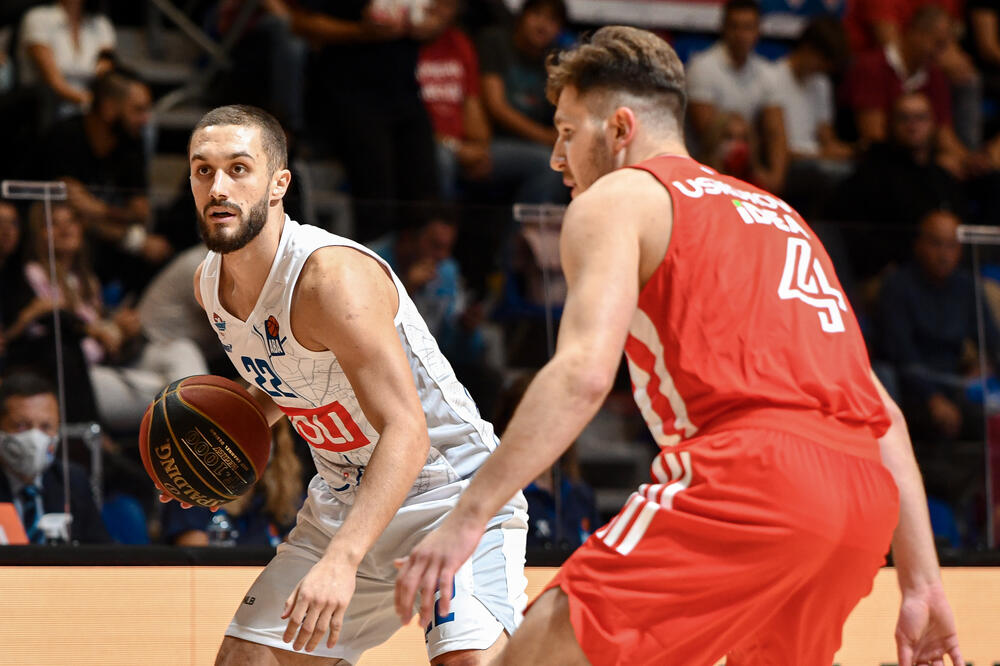 Igor Drobnjak na prošlogodišnjem meču sa Crvenom zvezdom u Beogradu, Foto: ABA liga/Dragana Stjepanović