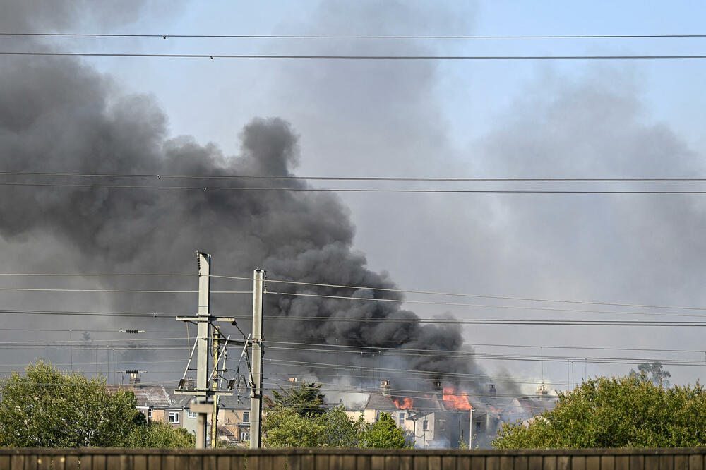 Jedan od požara u Londonu, Foto: Reuters