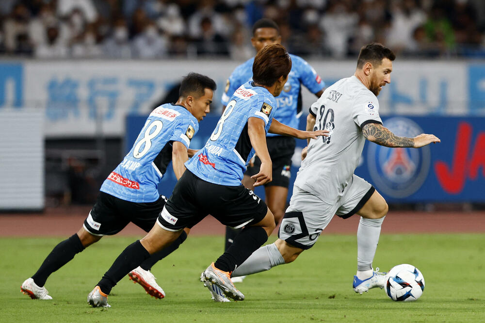 Mesi na meču sa Kavasakijem, Foto: Reuters