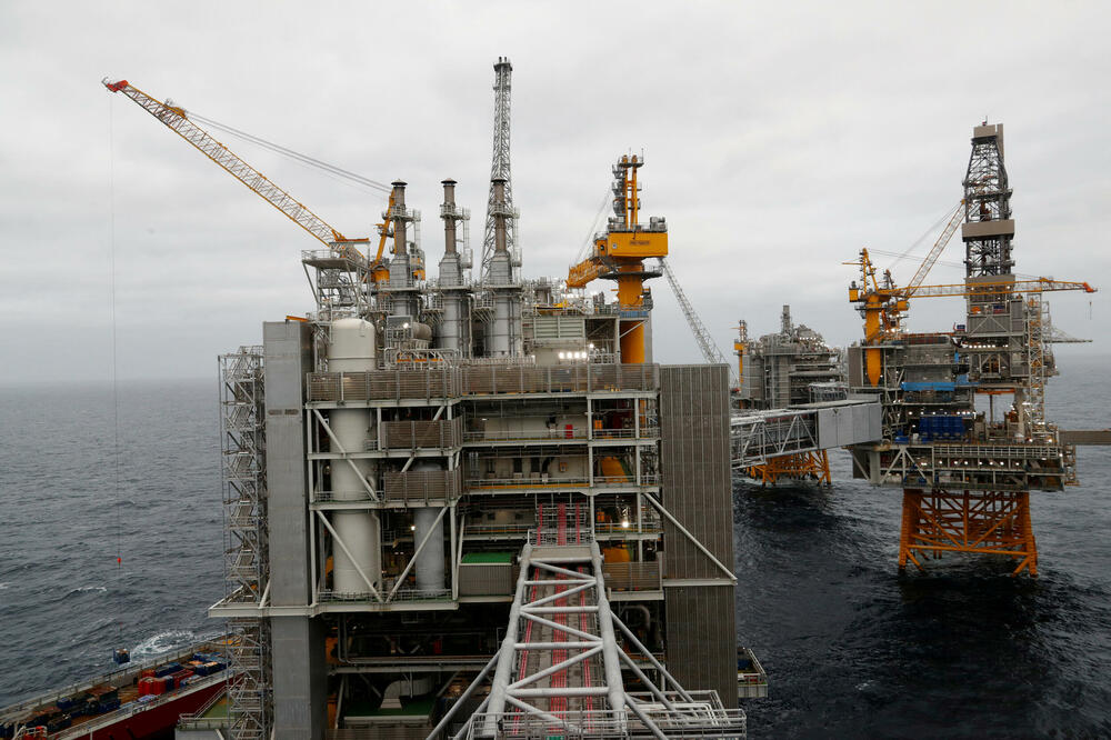 Ekvinorova naftna platforma u Sjevernom moru, Foto: Rojters