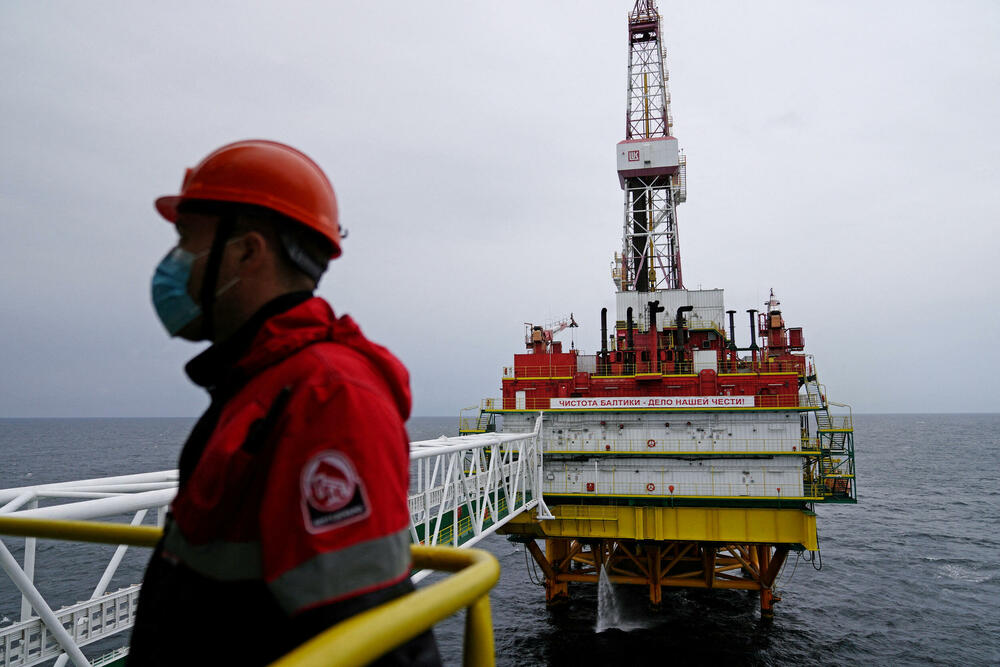 Naftna platforma ruske kompanije Lukoil u Baltičkom moru