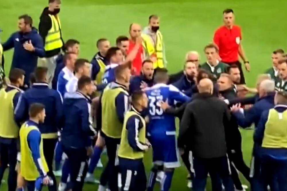 Gužva nakon meča, Foto: Printscreen