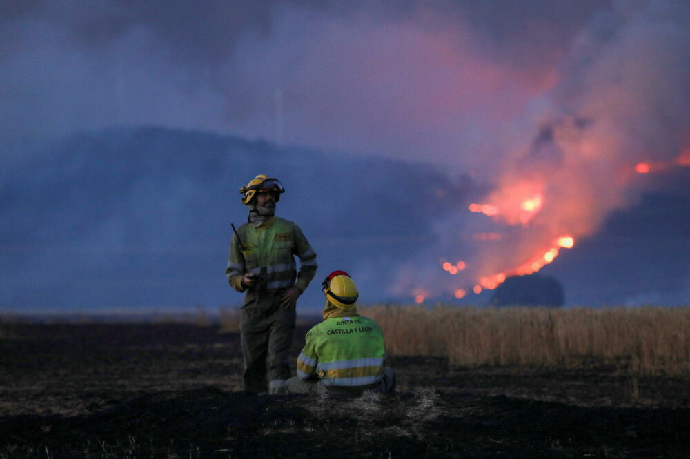 Šumski požar kod Tabare u Španiji, Foto: Rojters