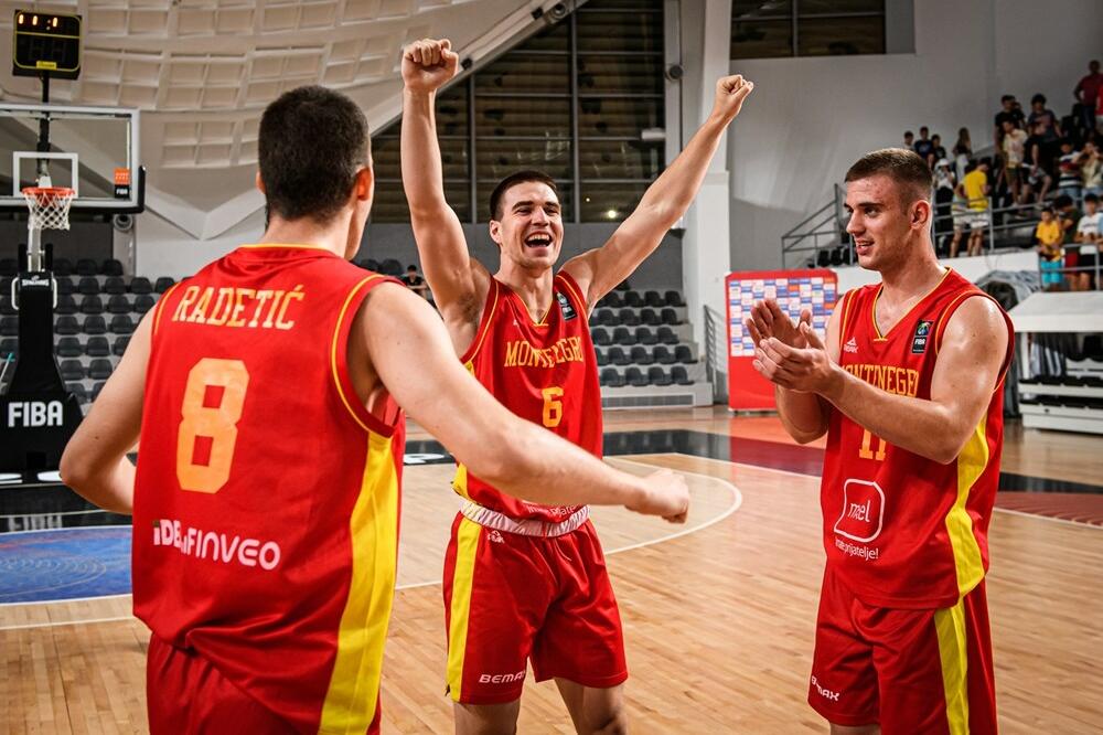 Žele u finale: mladi košarkaši Crne Gore, Foto: FIba