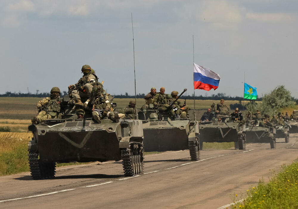 Ruska vojska u oblasti Zaporožja