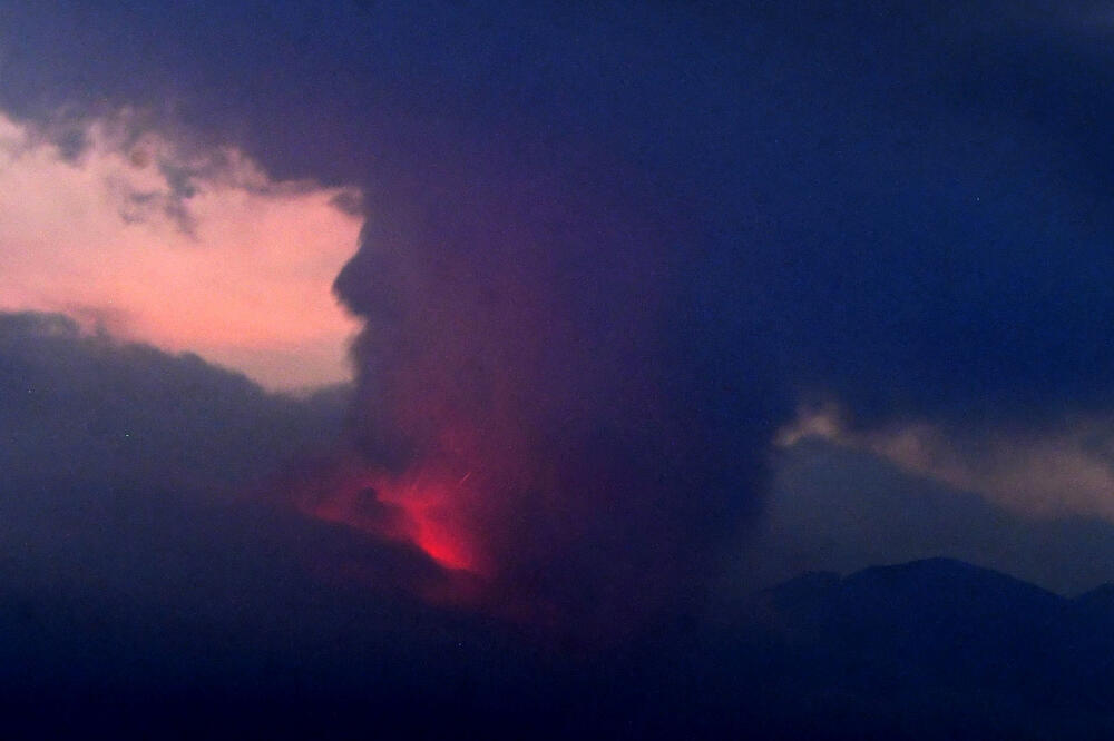 Vulkan Sakurađima, Foto: Reuters