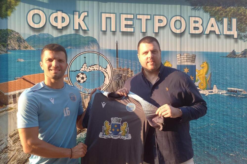 Dejan Boljević na predstavljanju, Foto: FK Petrovac