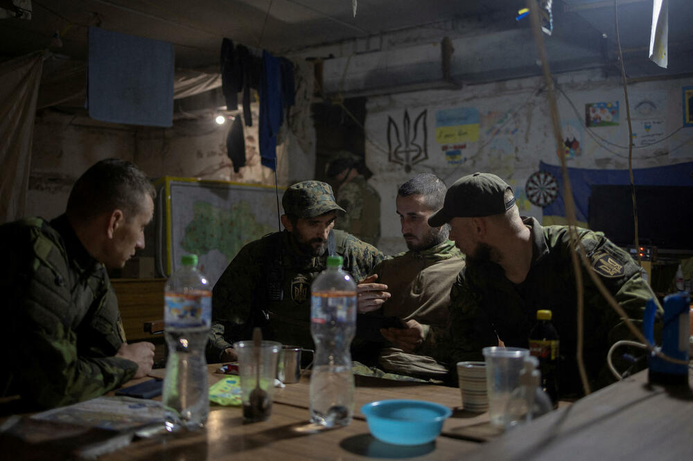 Pripadnici bataljona Karpatska sič u bazi u Harkovskoj oblasti, Foto: Rojters