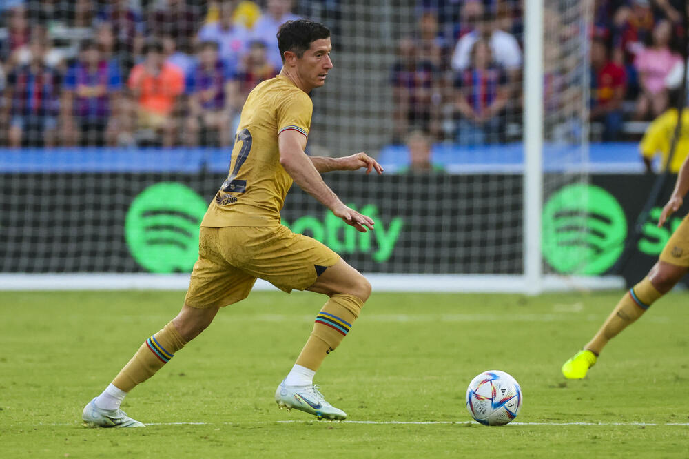 Da li će osvojiti i La Ligu: Robert Levandovski, Foto: Reuters