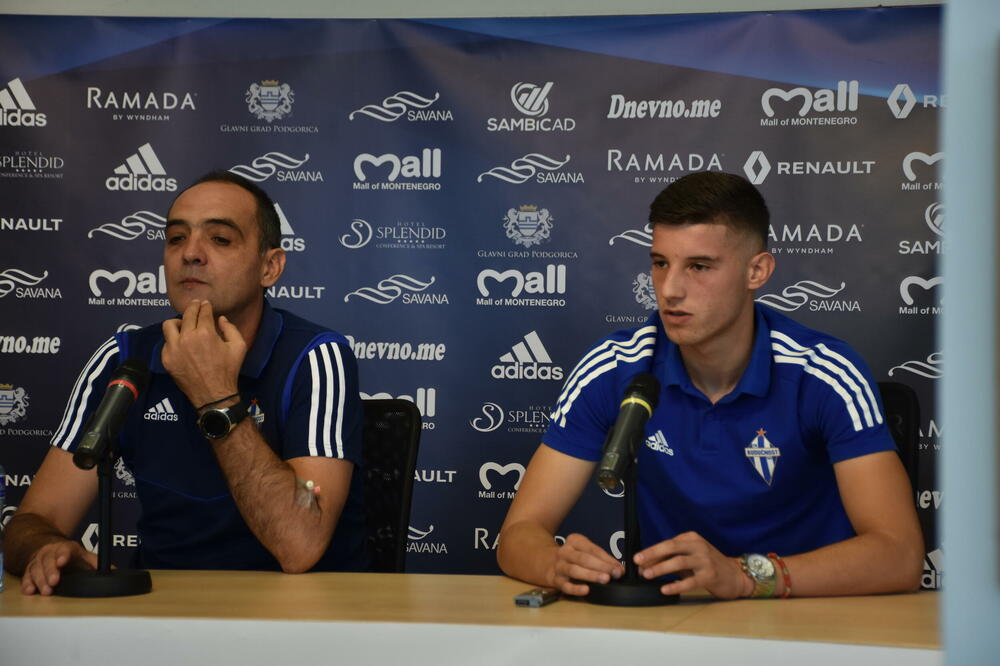 Nedović i Đukanović, Foto: FK Budućnost