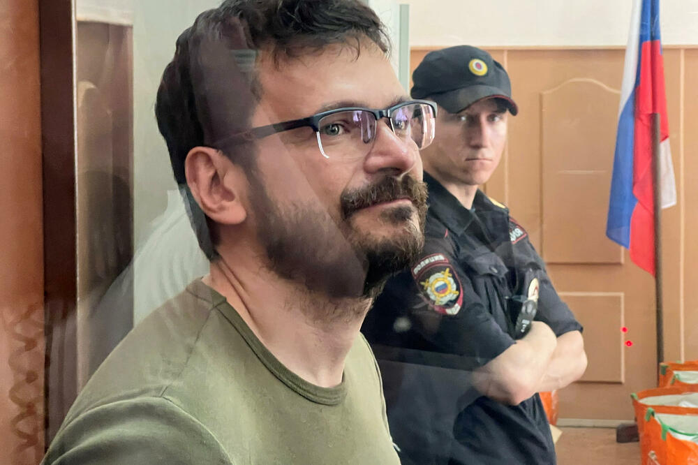 Ilja Jašin tokom saslušanja u Moskvi, Foto: Rojters