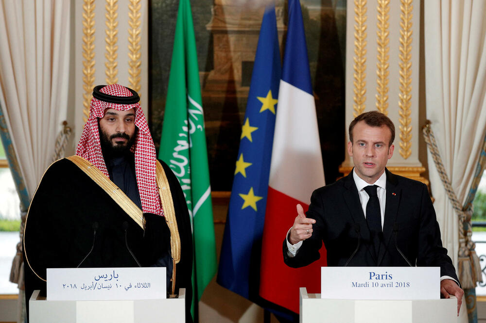 Bin Salman i Makron, Foto: REUTERS
