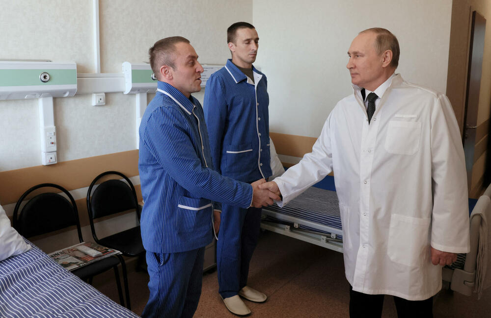 Putin sa vojnicima povrijeđenim tokom sukoba u Ukrajini