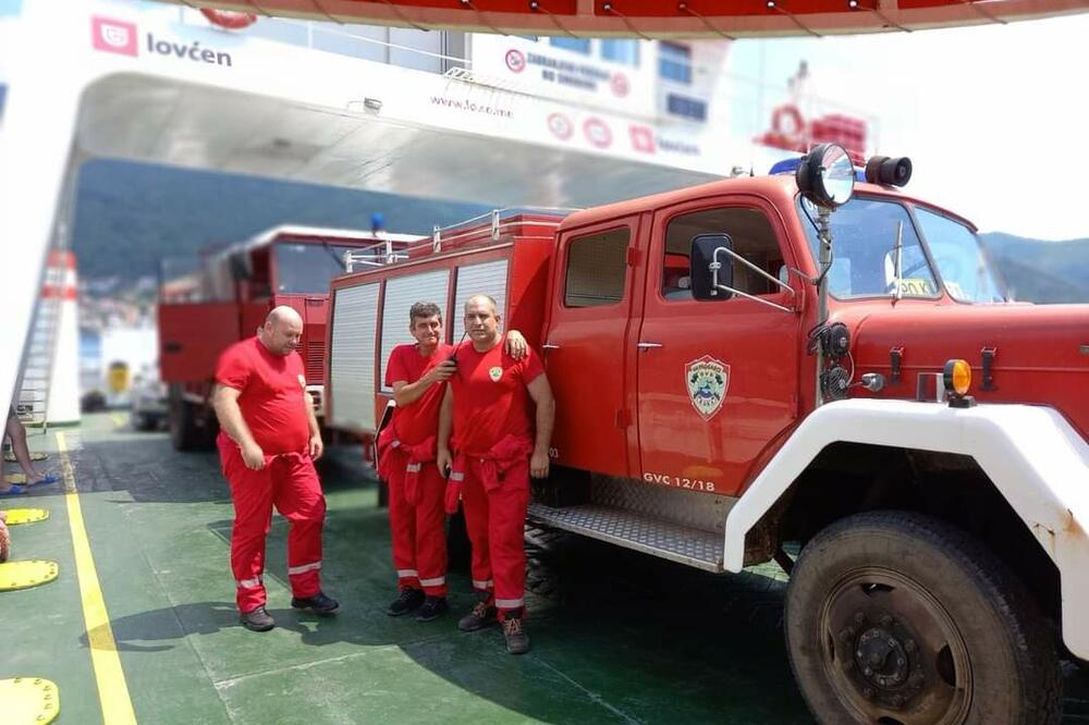 Članovi DVD "Boka" danas na trajentu "Pomorskog saobraćaja", Foto: DVD Tivat