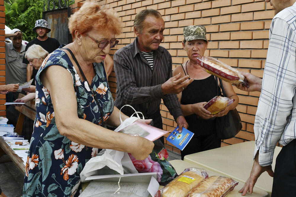 Podjela humanitarne pomoći u Zaporožju