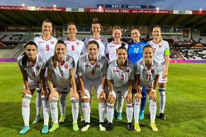 Ženska fudbalska reprezentacija sjutra protiv Danske