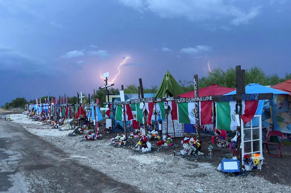 Spomen-obilježje za stradale migrante u San Antoniju, Foto: Rojters