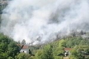 Nikšićki vatrogasci-spasioci i danas oko Nudola, ostali požari pod...