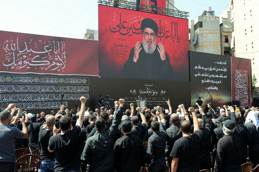 Obraćanje Nasralaha, Foto: Reuters