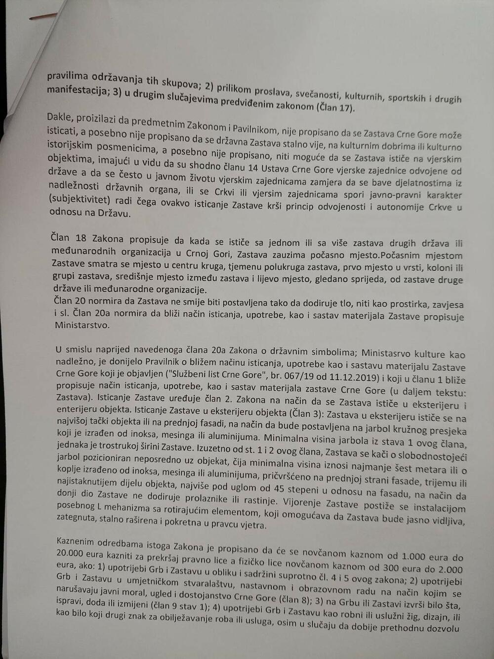 <p>Kavarić predložio da Ministarvo kulture, kao nadležno, preko Uprave za inspekcijske poslove izvrši inspekcijski nadzor</p>