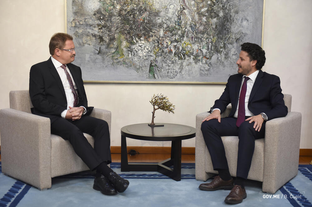 Felten i Abazović, Foto: Vlada Crne Gore