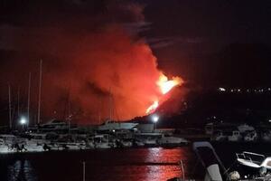 Bar: Veliki požar u mjestu Črvanj, drumski saobraćaj pušten...