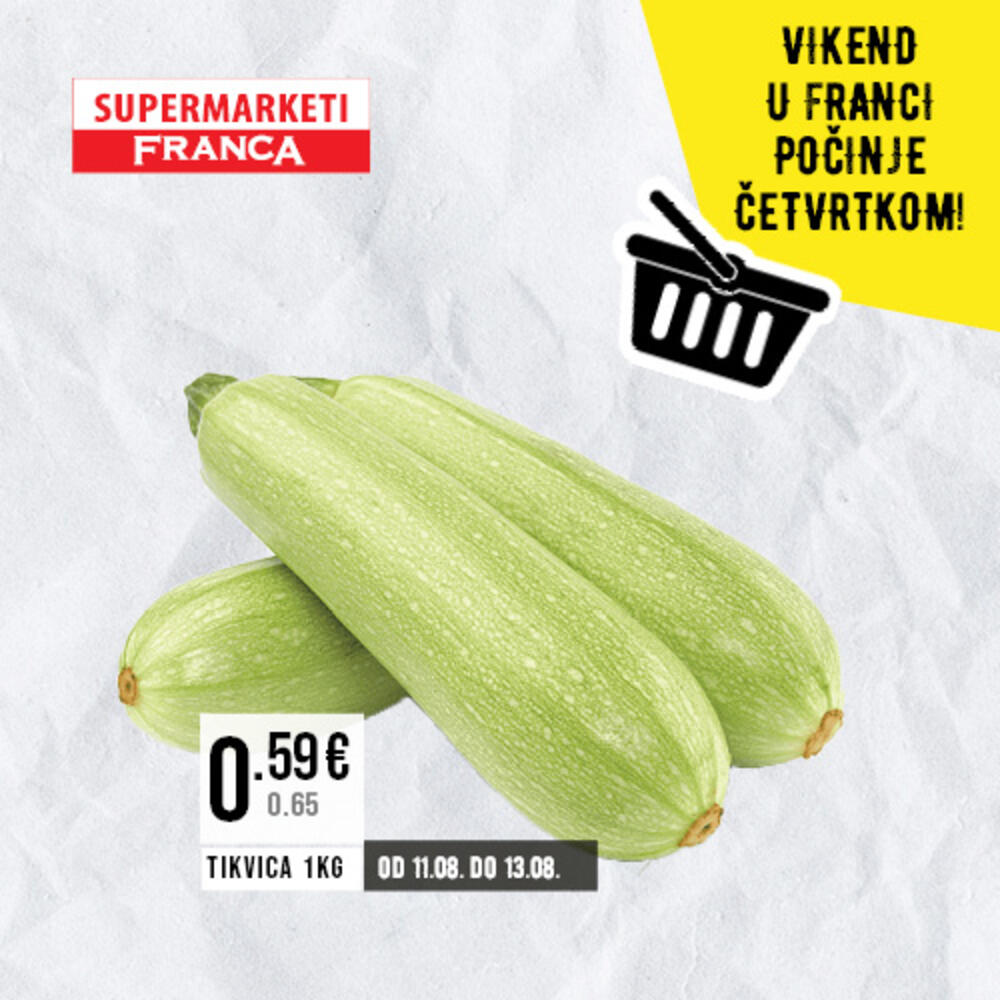 <p>Svakog četvrtka ćete naći pregršt dobrih razloga da svratite u obližnji Franca market i ostvarite super uštedu.</p>