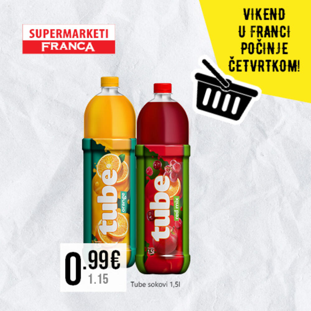 <p>Svakog četvrtka ćete naći pregršt dobrih razloga da svratite u obližnji Franca market i ostvarite super uštedu.</p>