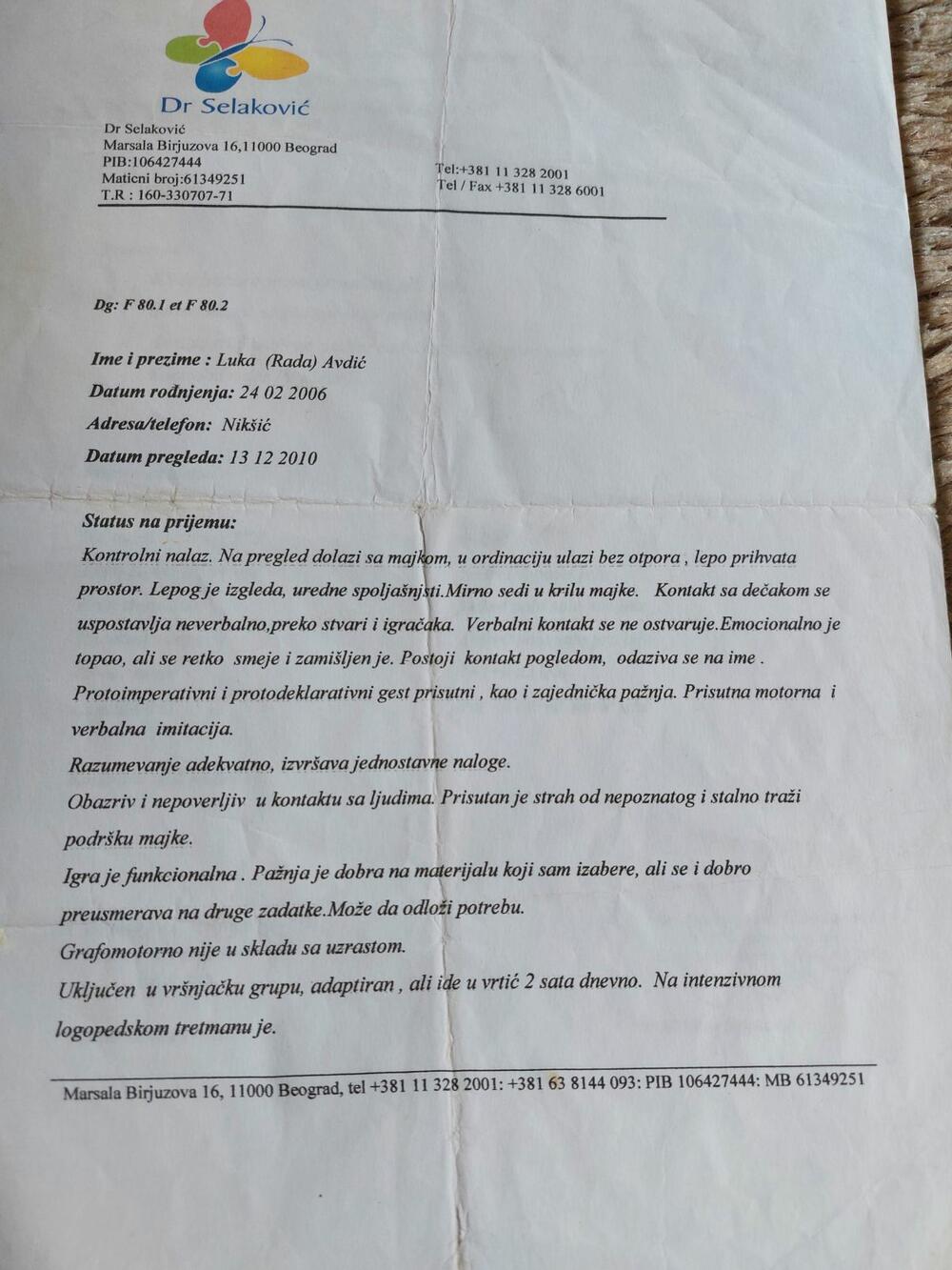 <p>Svi koji žele da pomognu uplata se moze izvršiti na žiro račun Lukine majke: <strong>AVDIĆ RADUŠA - Prva banka 535-0100100538207-56</strong>, dok je devizni račun: <strong>AVDIĆ RADUŠA - SVIFT CODE:PRVAMEPG ME 25535013050001353304</strong></p>