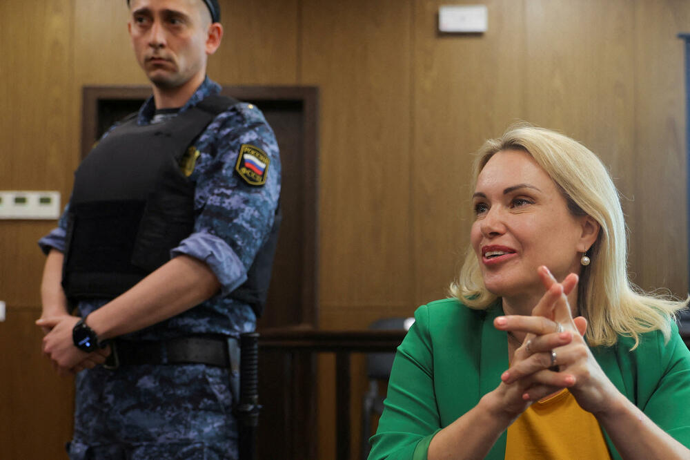 Ovsjanikova na saslušanju u sudu u Moskvi, Foto: Reuters