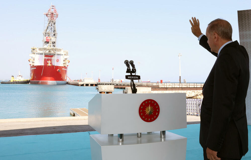 Erdogan na ceremoniji isplovljavanja 'Abdulhamid Hana'