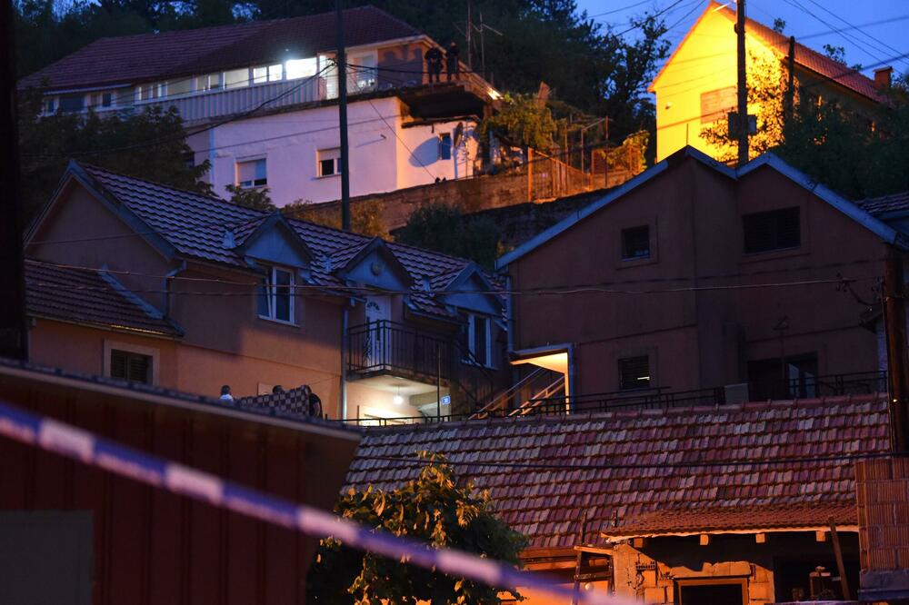 Uviđaj nakon ubistva na Cetinju, Foto: Boris Pejović