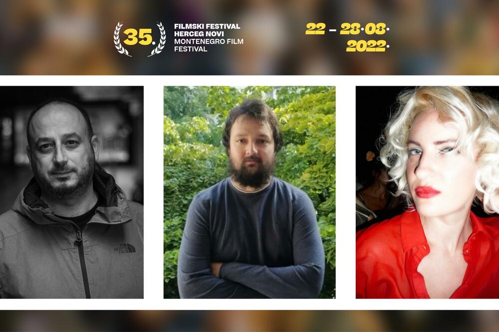Samir Karahoda, Marko Grba Singh, Bojana Radulović, Foto: 35. Filmski festival Herceg Novi – Montenegro film festival
