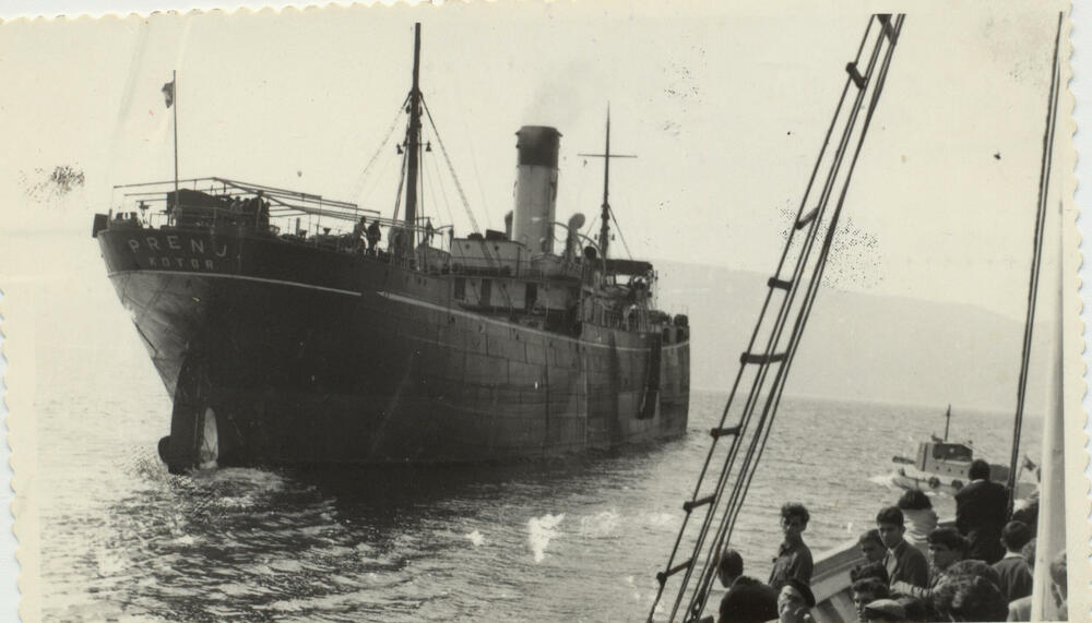 Parobrod “Prenj” u Boki, Foto: Privatna arhiva