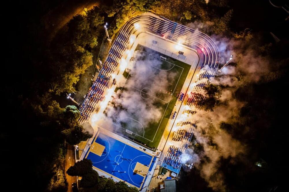 Stadion malih sportova - pogled iz ptičje perspektive, Foto: Trofej Podgorice /fb