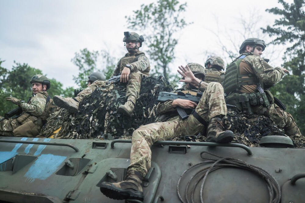 Ukrajinsku vojnici blizu Bakmuta u regionu Donjecka, Foto: Rojters