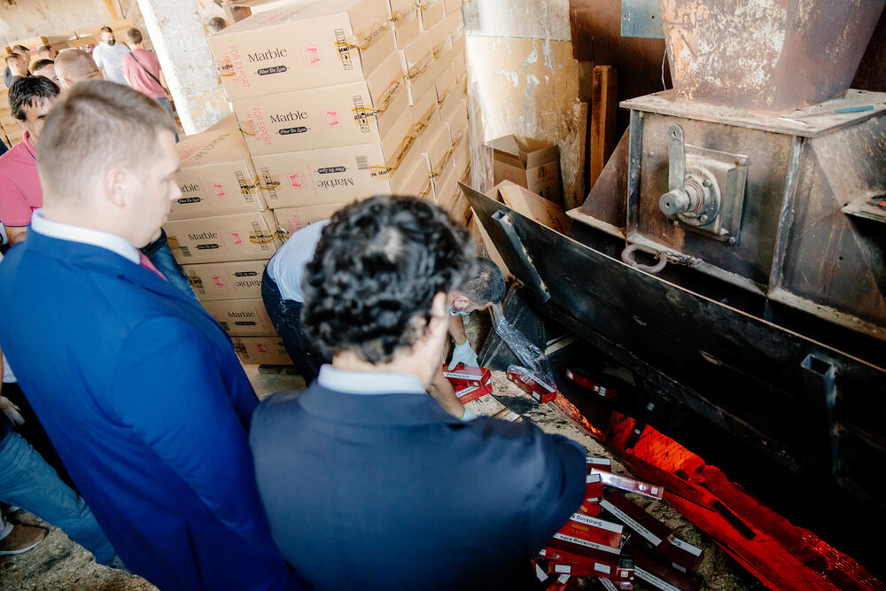 <p>U krugu fabrike "Javorak" biće spaljeno oko 1.500 paketa cigareta</p>