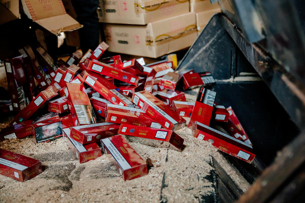 <p>U krugu fabrike "Javorak" biće spaljeno oko 1.500 paketa cigareta</p>