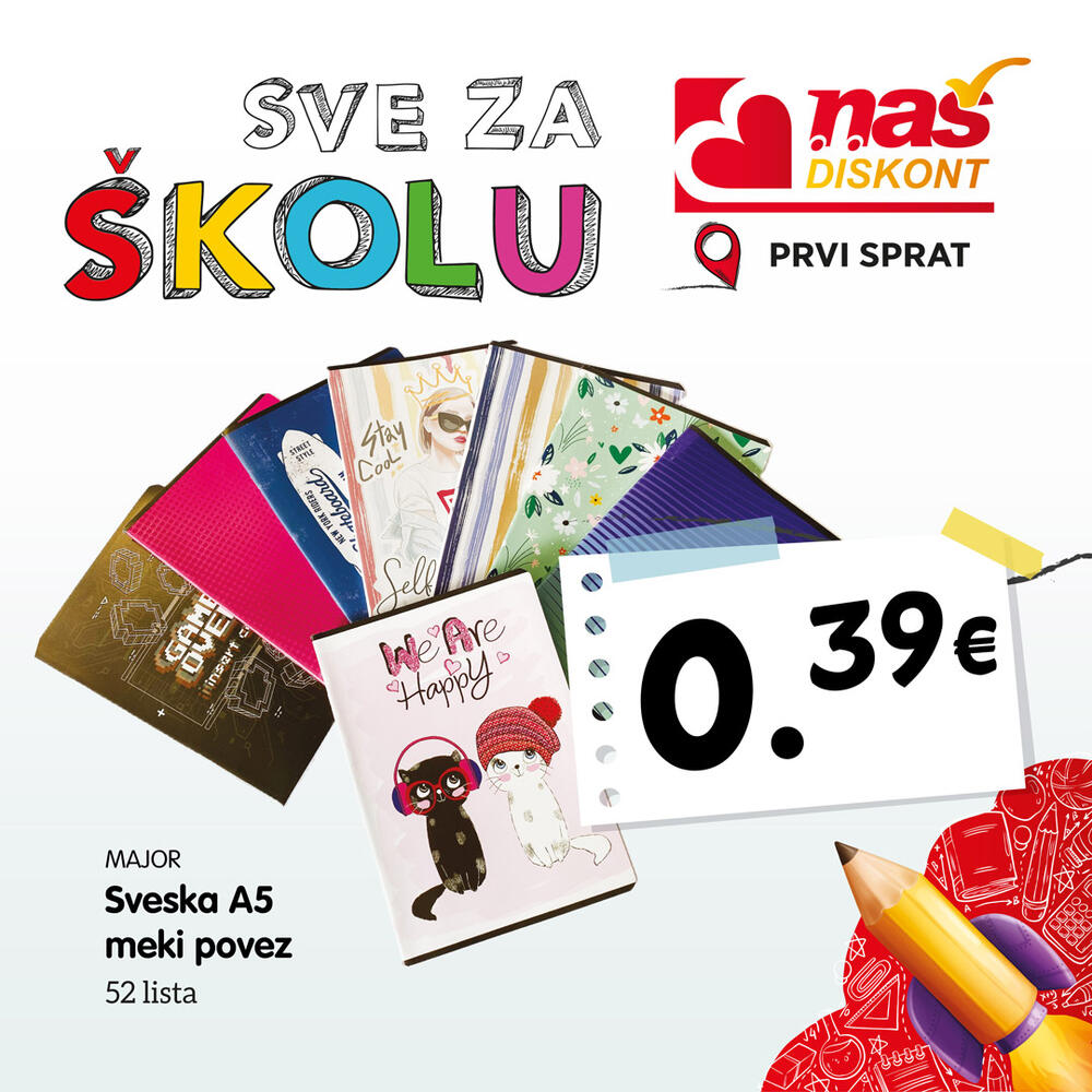 <p><em>Od 22.avgusta školski pribor na jednom mjestu po najpovoljnijim cijenama</em></p>