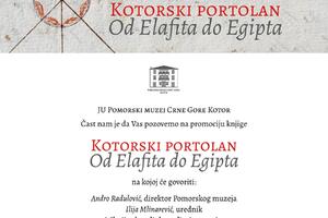 Promocija "Kotorskog portolana"