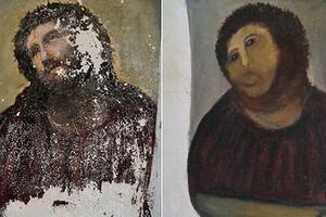 "Ecce Homo": Nespretni pokušaj restauracije freske proslavio grad...
