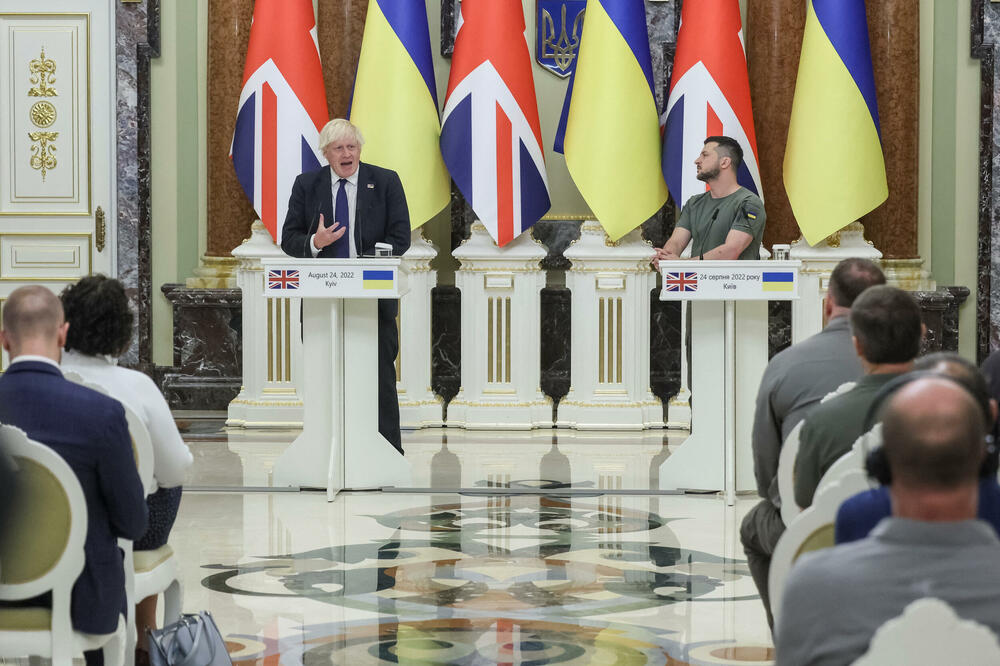 Džonson i Zelenski, Foto: Reuters