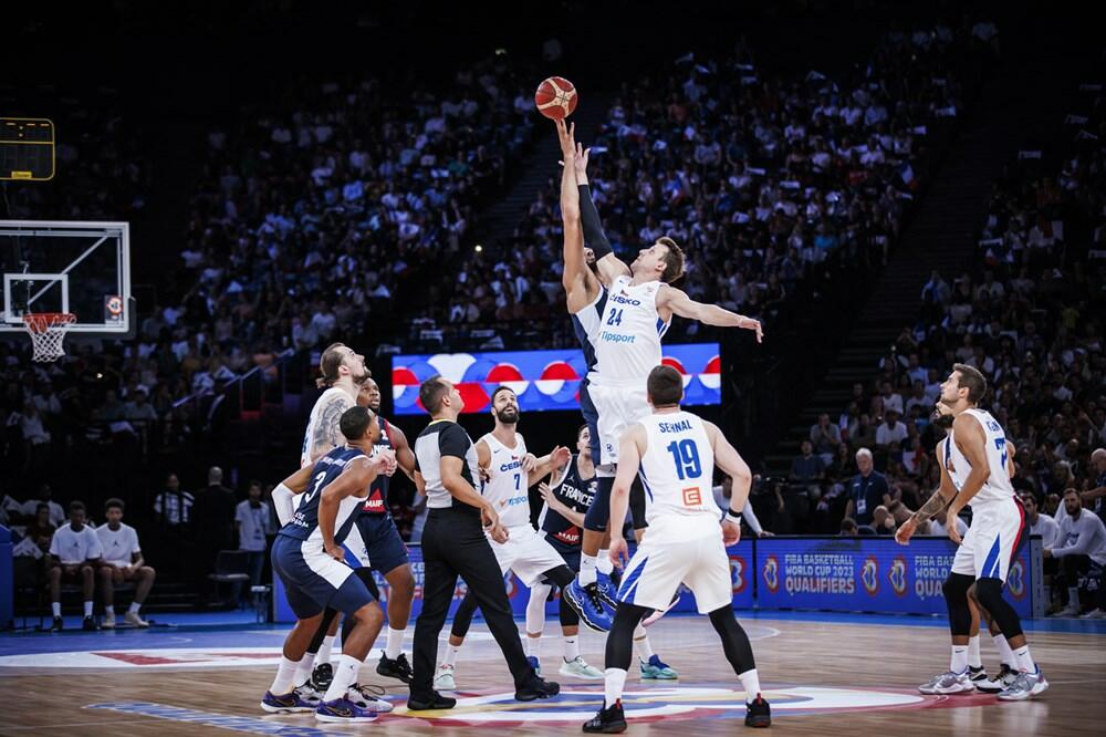 Sa utakmice Francuske i Češke, Foto: fiba.basketball