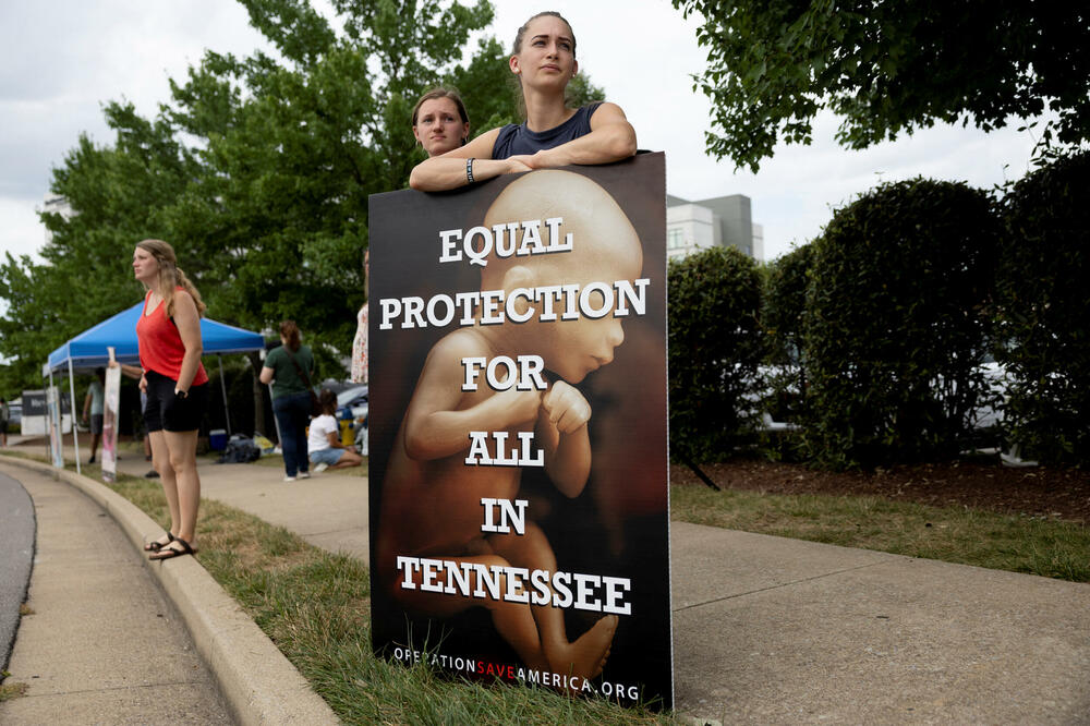 Dio demonstranata koji se protive abortusima, Foto: Reuters